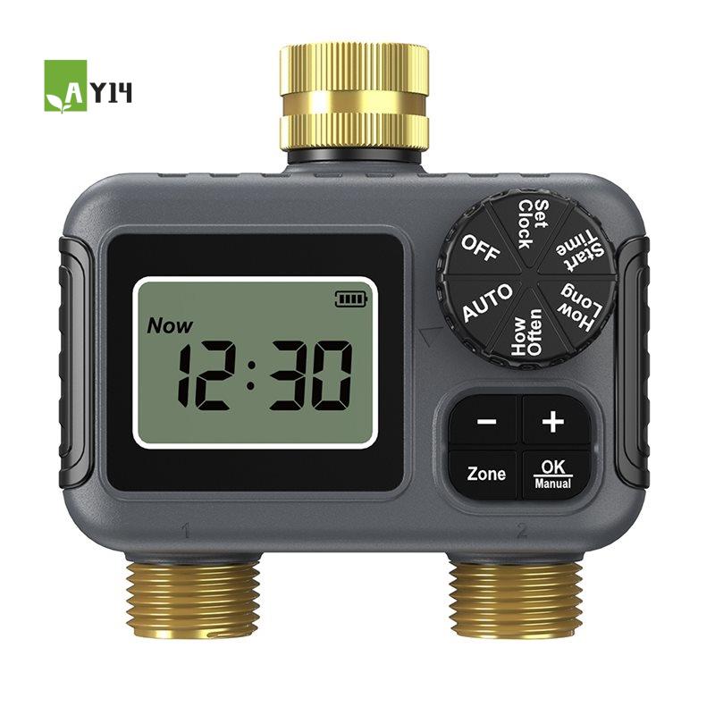 Smart Garden Timer - AY14 -Dual Outlets Automatic Irrigation Timer