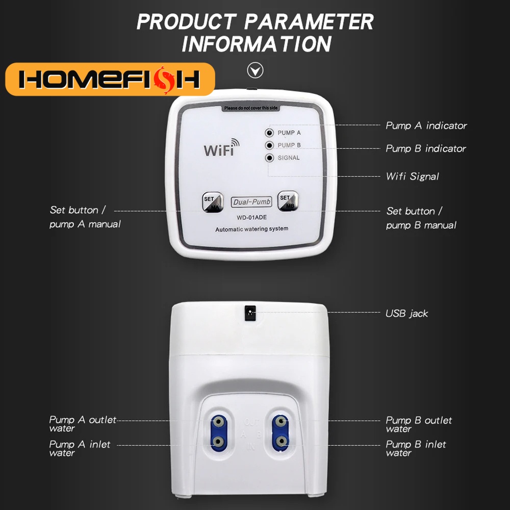 Smart Garden Keeper - WIFI Intelligent Watering Device Double Pump