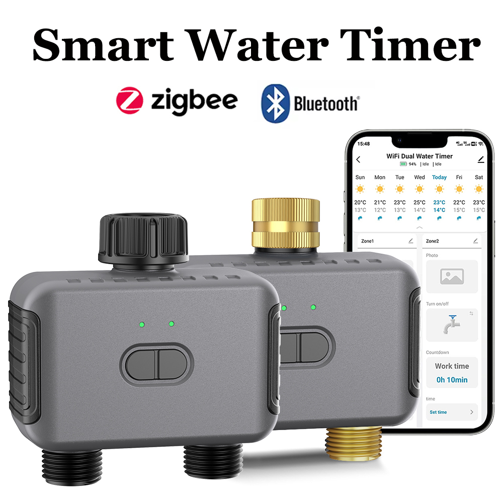 Smart Garden Timer - Tuya Smart Water Timer Zigbee/BT Automatic