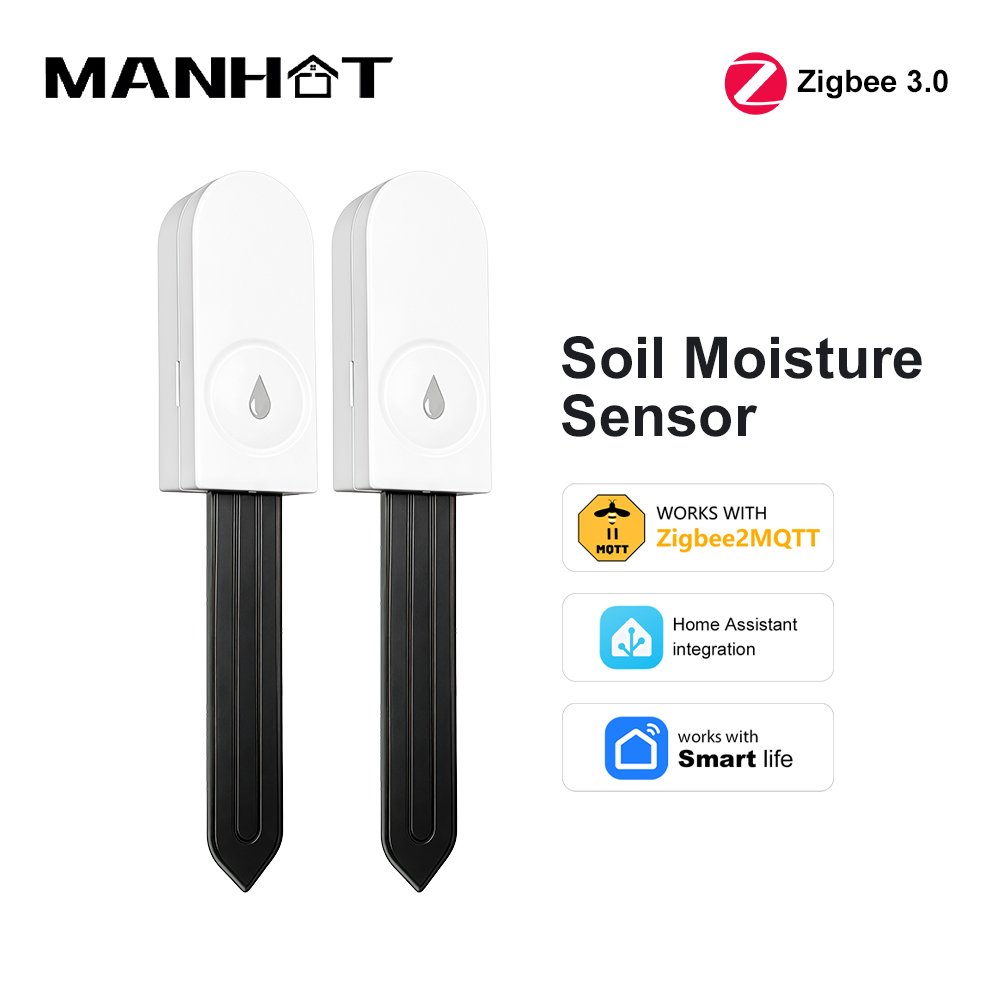 Smart Garden Tools - Zigbee 3.0 Soil Moisture Sensor Temperature