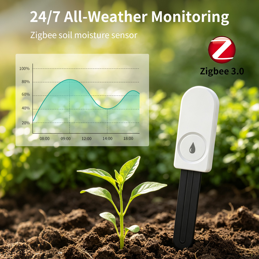 Smart Garden Moisture Sensor - Smart ZigBee Soil Moisture Sensor Temperature