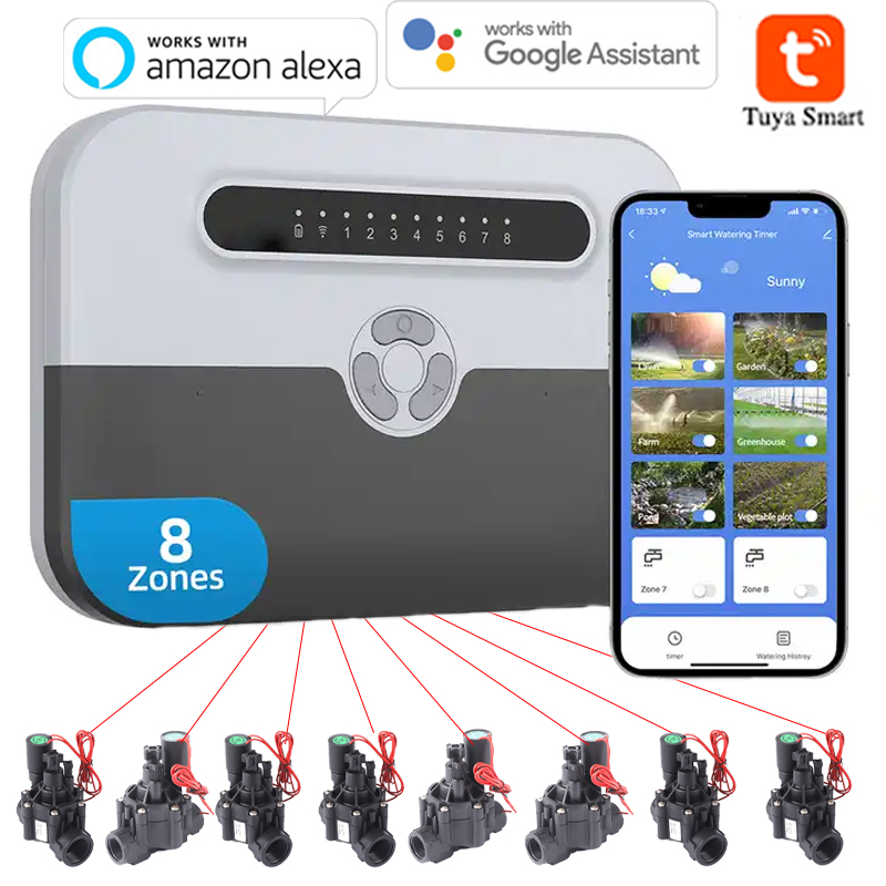 Smart Garden Watering Can - 8 Station WiFi Indoor Smart Sprinkler