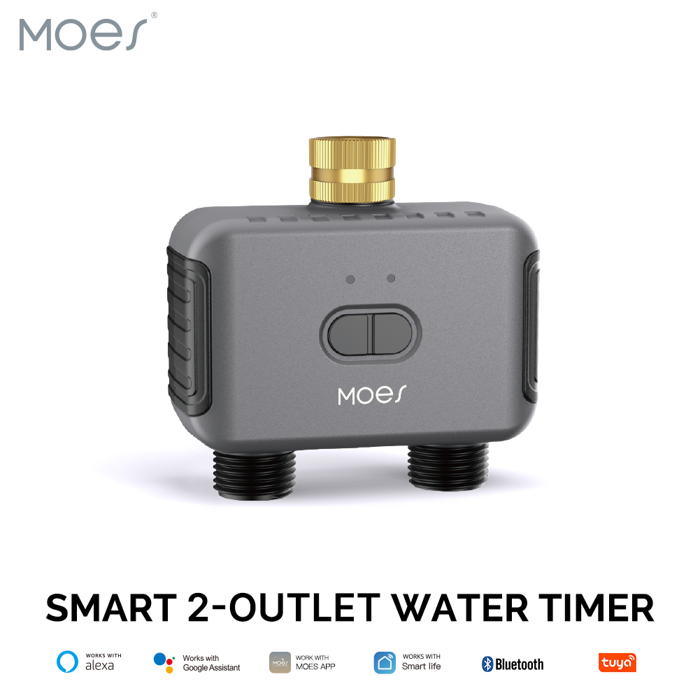 Smart Garden Watering Can - MOES Bluetooth Smart 2-Way Water Valve,