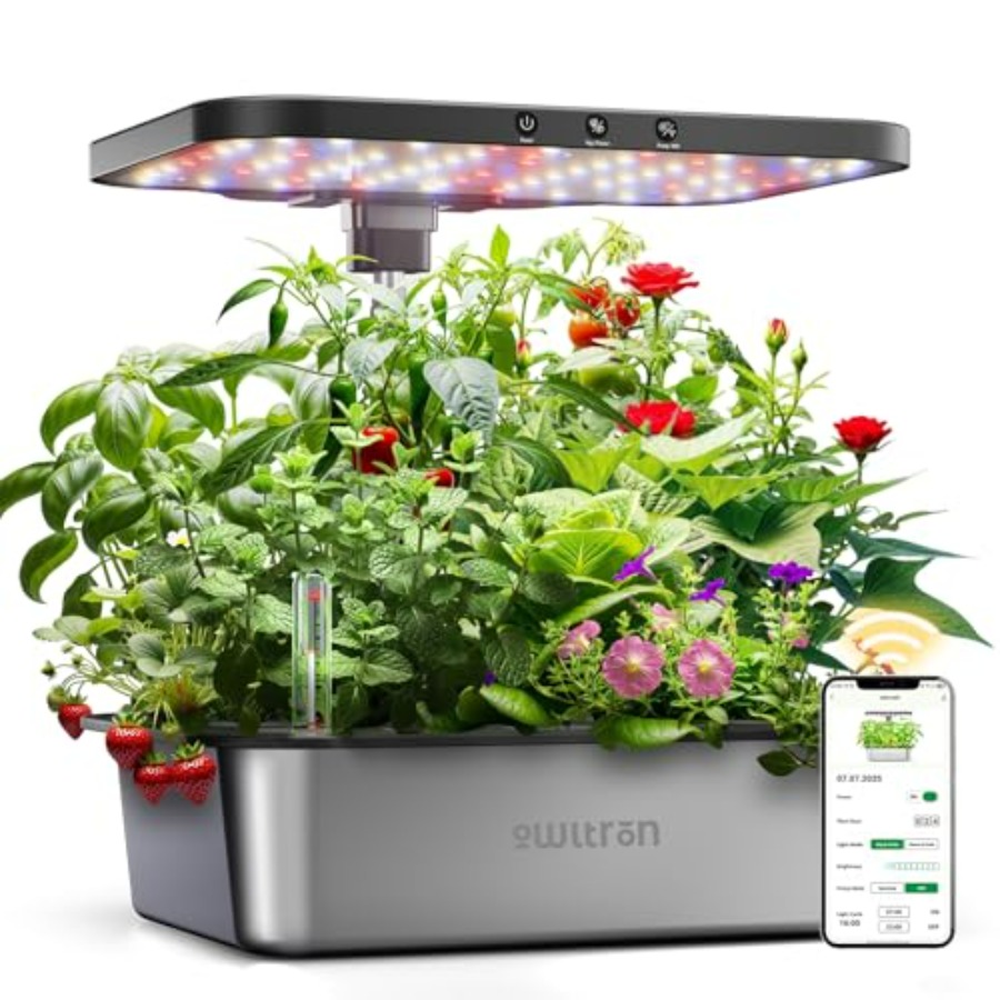 Indoor herb garden kit with 15 - огляд і ціна Indoor Herb Garden Kit