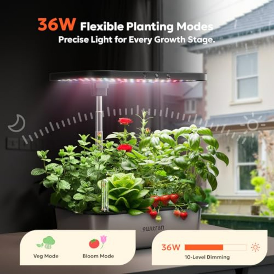 Indoor herb garden kit with 15 - огляд і ціна Indoor Herb Garden Kit