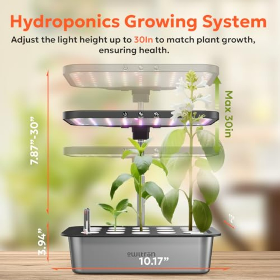 Indoor herb garden kit with 15 - огляд і ціна Indoor Herb Garden Kit