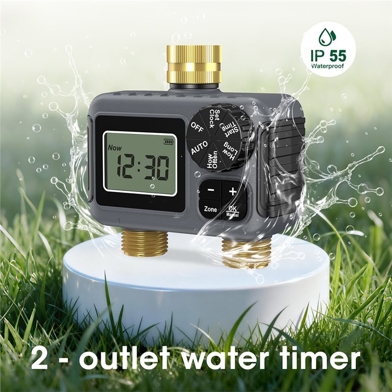 AY14 -Dual Outlets Automatic I - огляд і ціна Smart Garden Timer