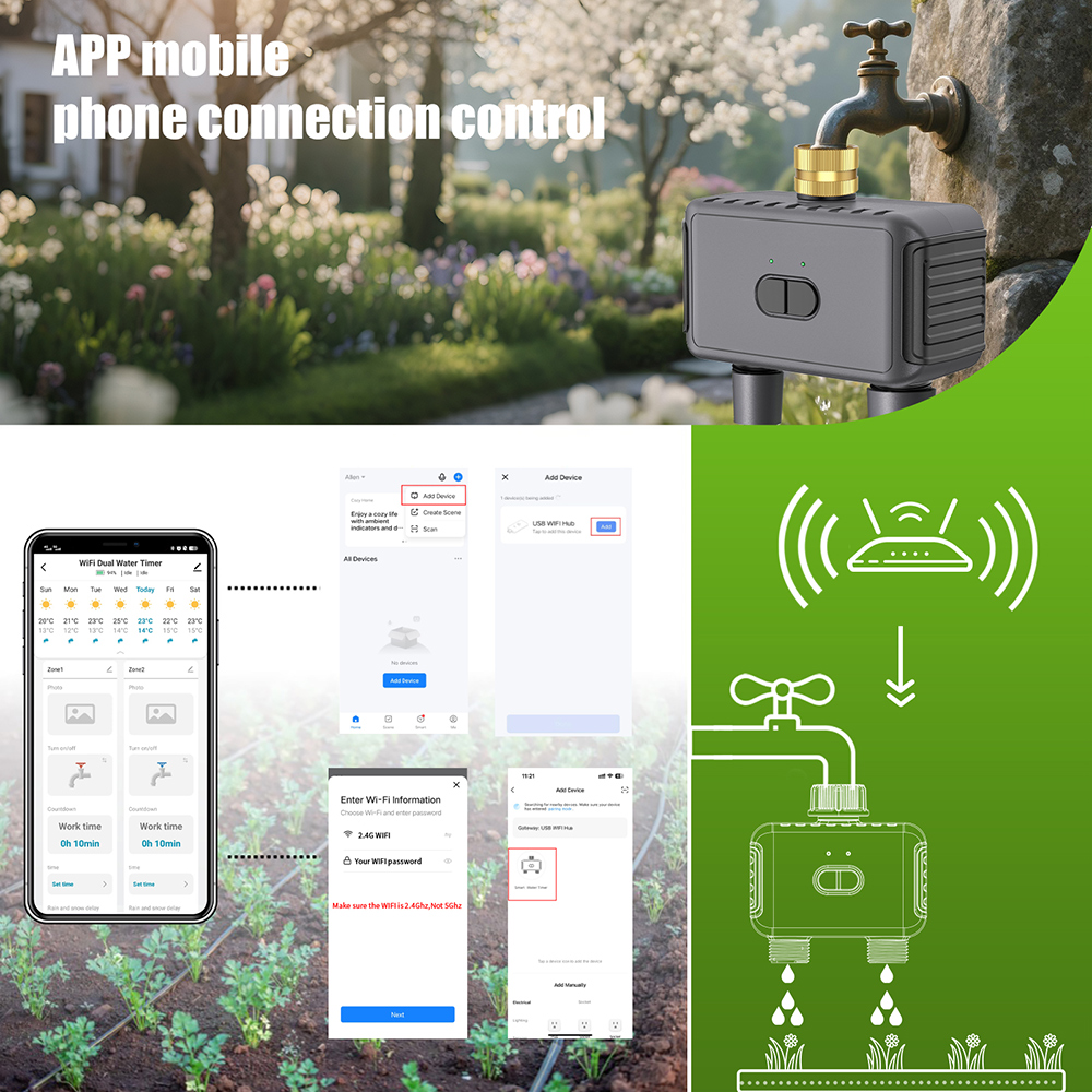 Tuya WiFi Water Timer Smart 2  - огляд і ціна Smart Garden Keeper