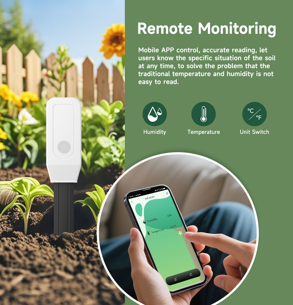 Smart Soil Tester Sensor, Zigb - огляд і ціна Smart Garden Moisture Sensor