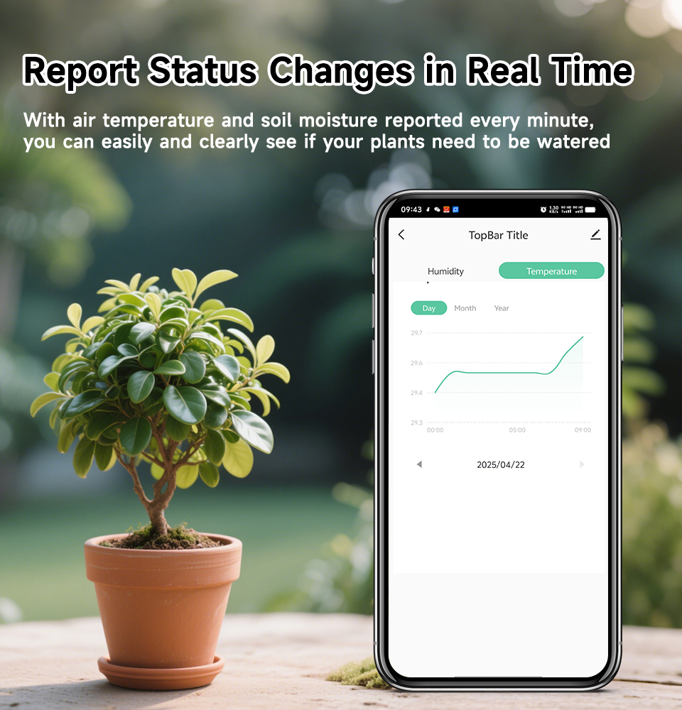 Smart Soil Tester Sensor, Zigb - огляд і ціна Smart Garden Moisture Sensor