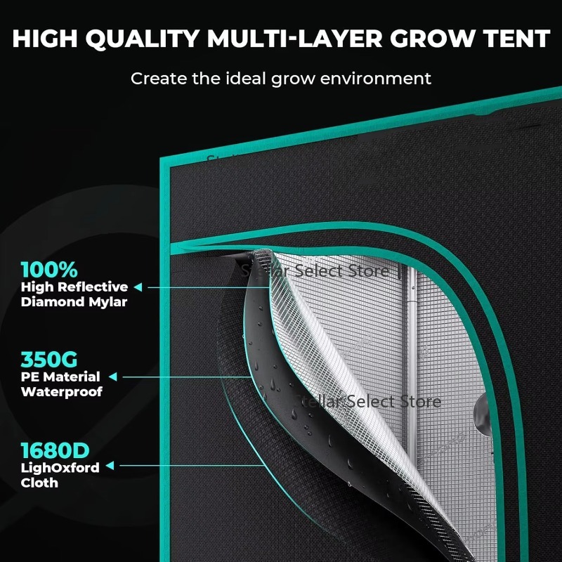 Large Indoor Greenhouse Kit Co - огляд і ціна Grow Tent Complete Kit