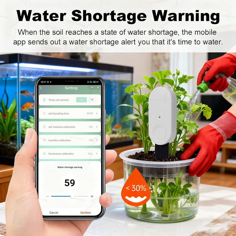 Zigbee Soil Tester Fertility T - огляд і ціна Smart Garden Moisture Sensor