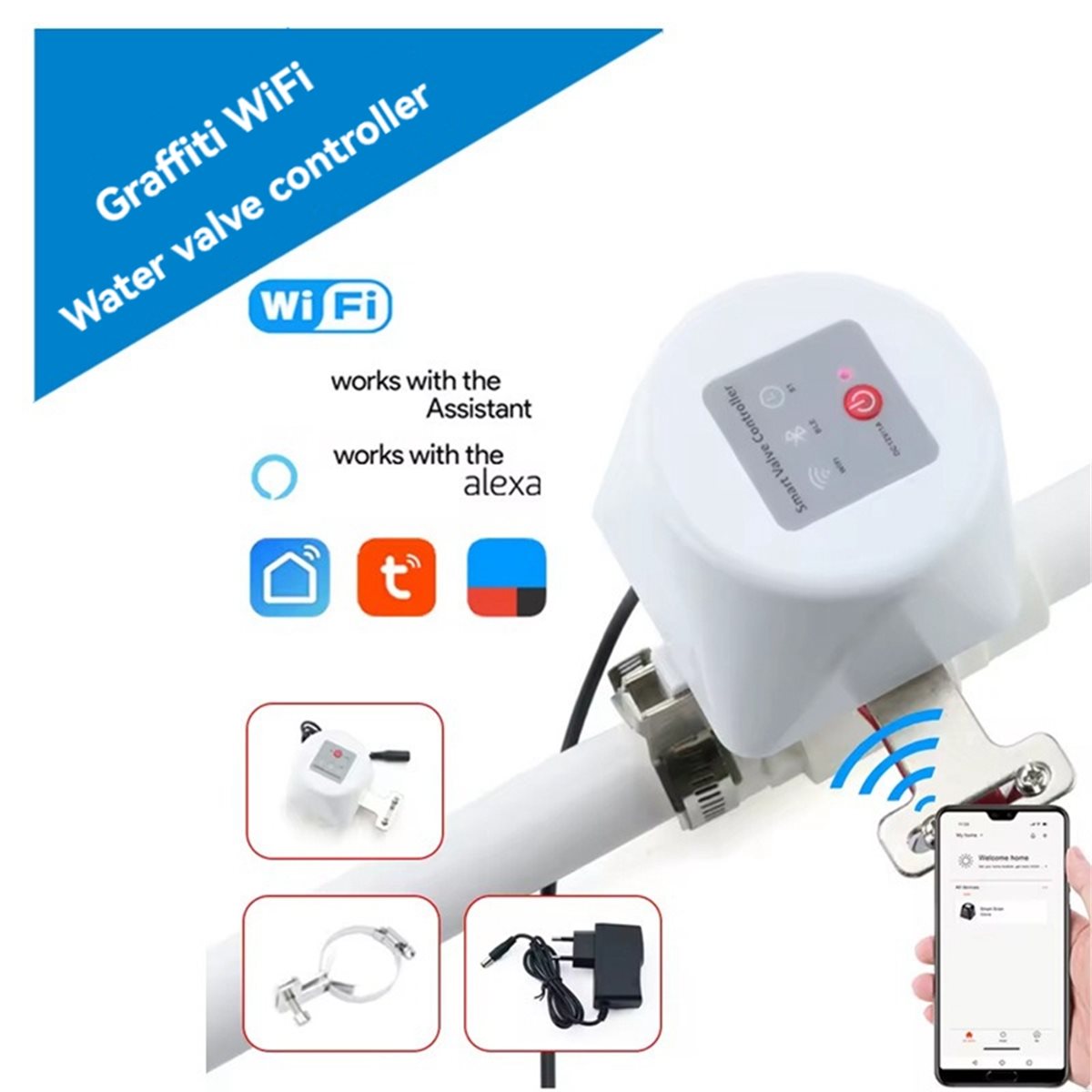 SWXF Tuya WiFi Smart Valve Con - огляд і ціна Smart Garden Timer