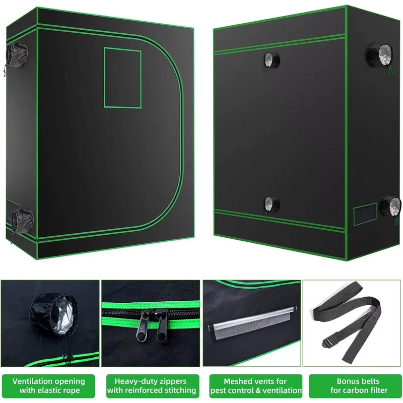 ROHE 100x100x200cm Hydroponic  - огляд і ціна Grow Tent Complete Kit
