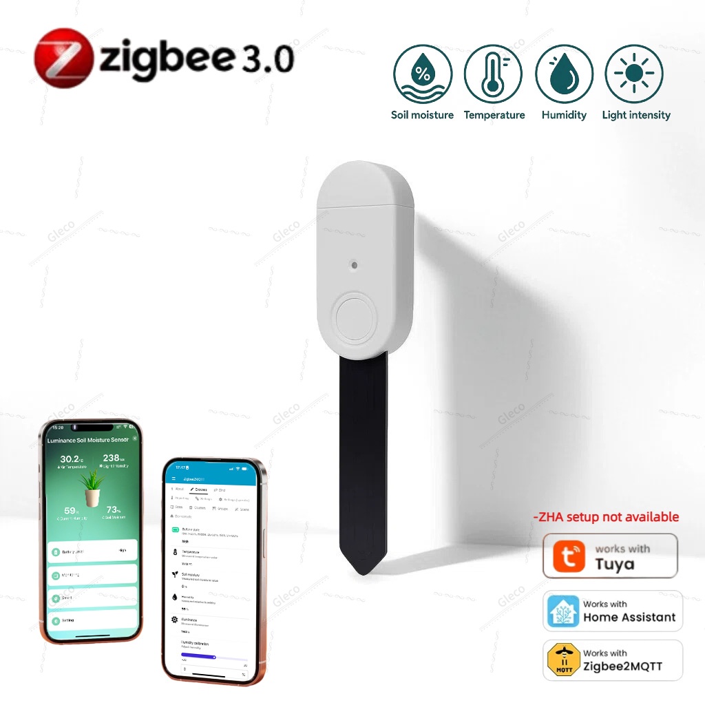 4in1 Zigbee Soil Moisture Temp - огляд і ціна Smart Garden Moisture Sensor