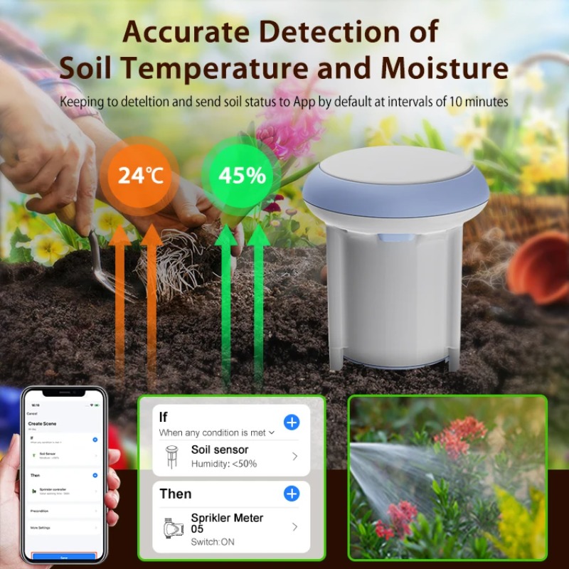 New Smart Soil Sensor Solar Mo - огляд і ціна Smart Garden Moisture Sensor