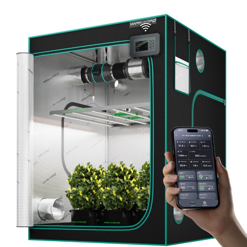 480W 4x4ft 120x120cm FC4800 EV - огляд і ціна Grow Tent Complete Kit