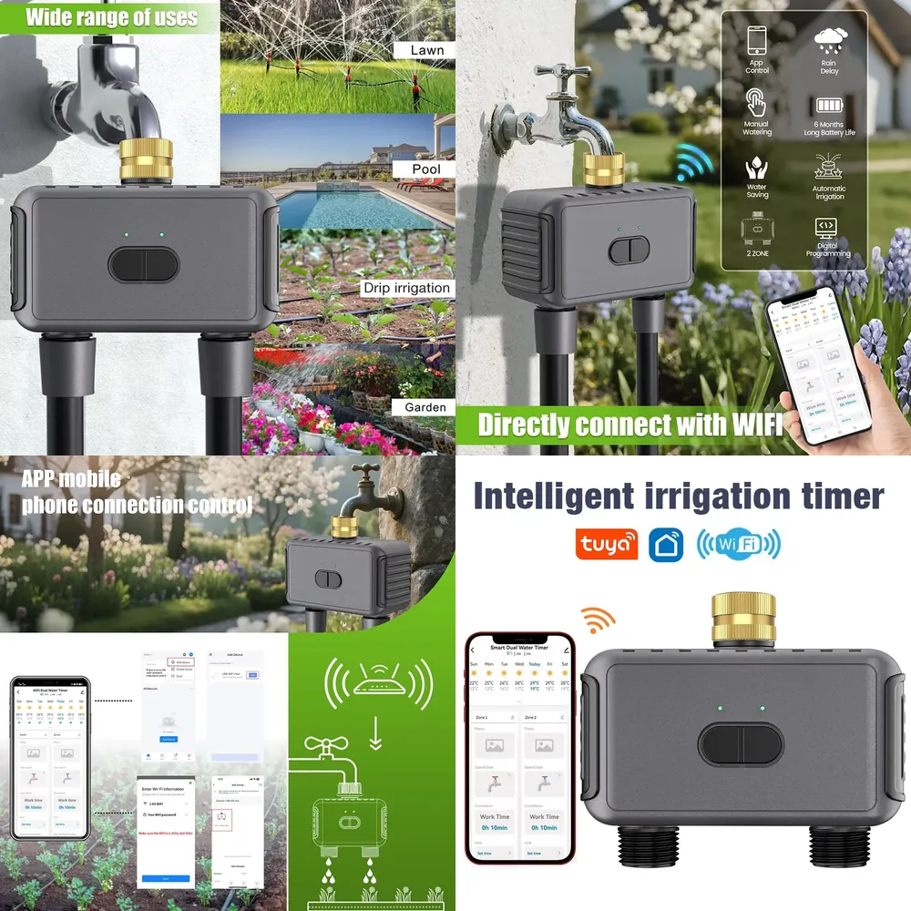 WAP01 WiFi APP Control Dual Ho - огляд і ціна Smart Garden Timer