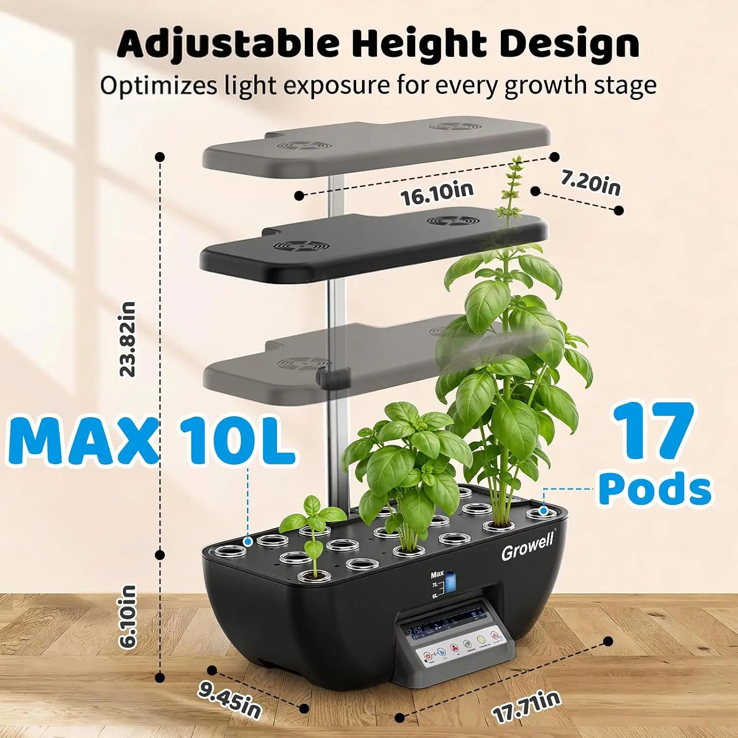 BestsellerHydroponics Growing  - огляд і ціна Indoor Herb Garden Kit