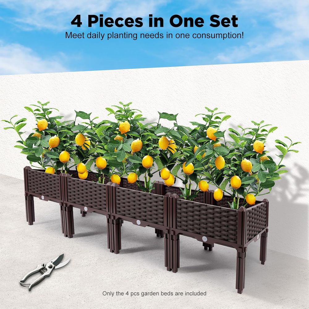Elevated Garden Bed Kit - 61H  - огляд і ціна Indoor Herb Garden Kit