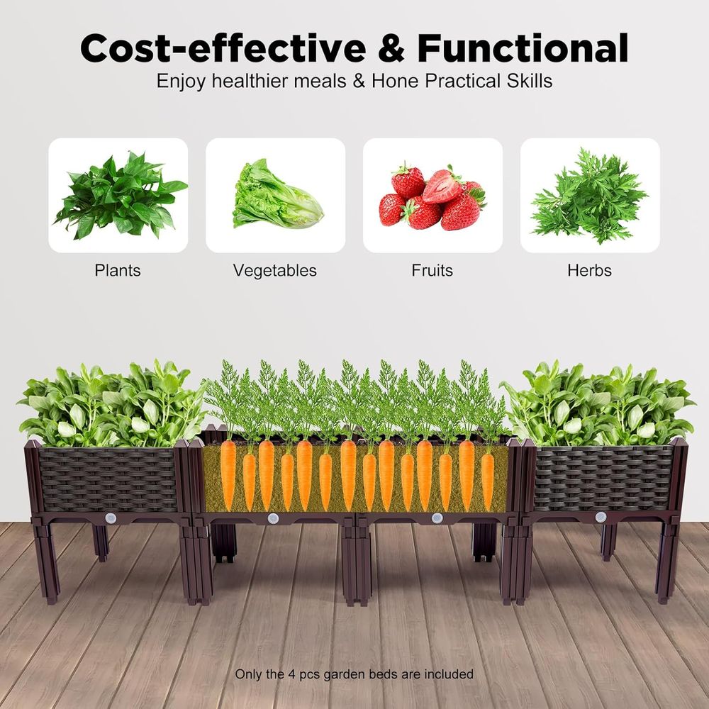 Elevated Garden Bed Kit - 61H  - огляд і ціна Indoor Herb Garden Kit