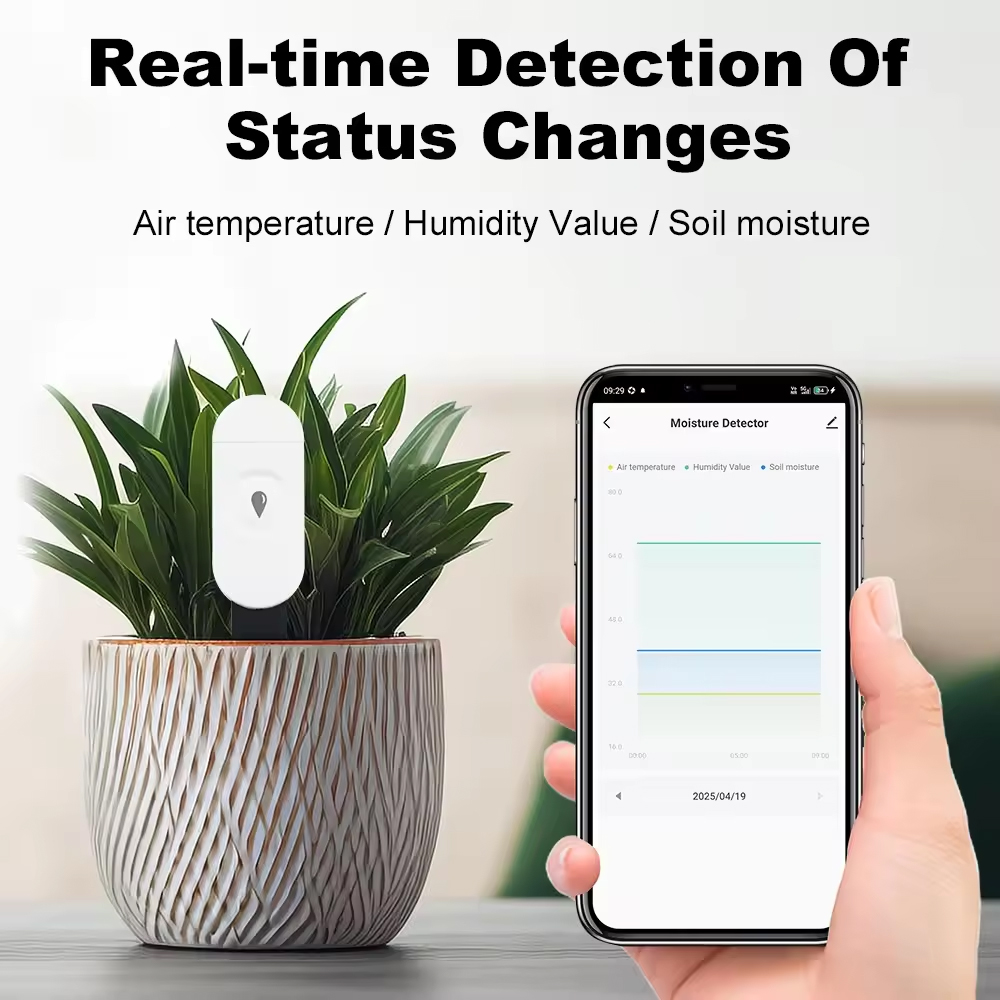 Tuya Zigbee Temperature Humidi - огляд і ціна Smart Garden Moisture Sensor