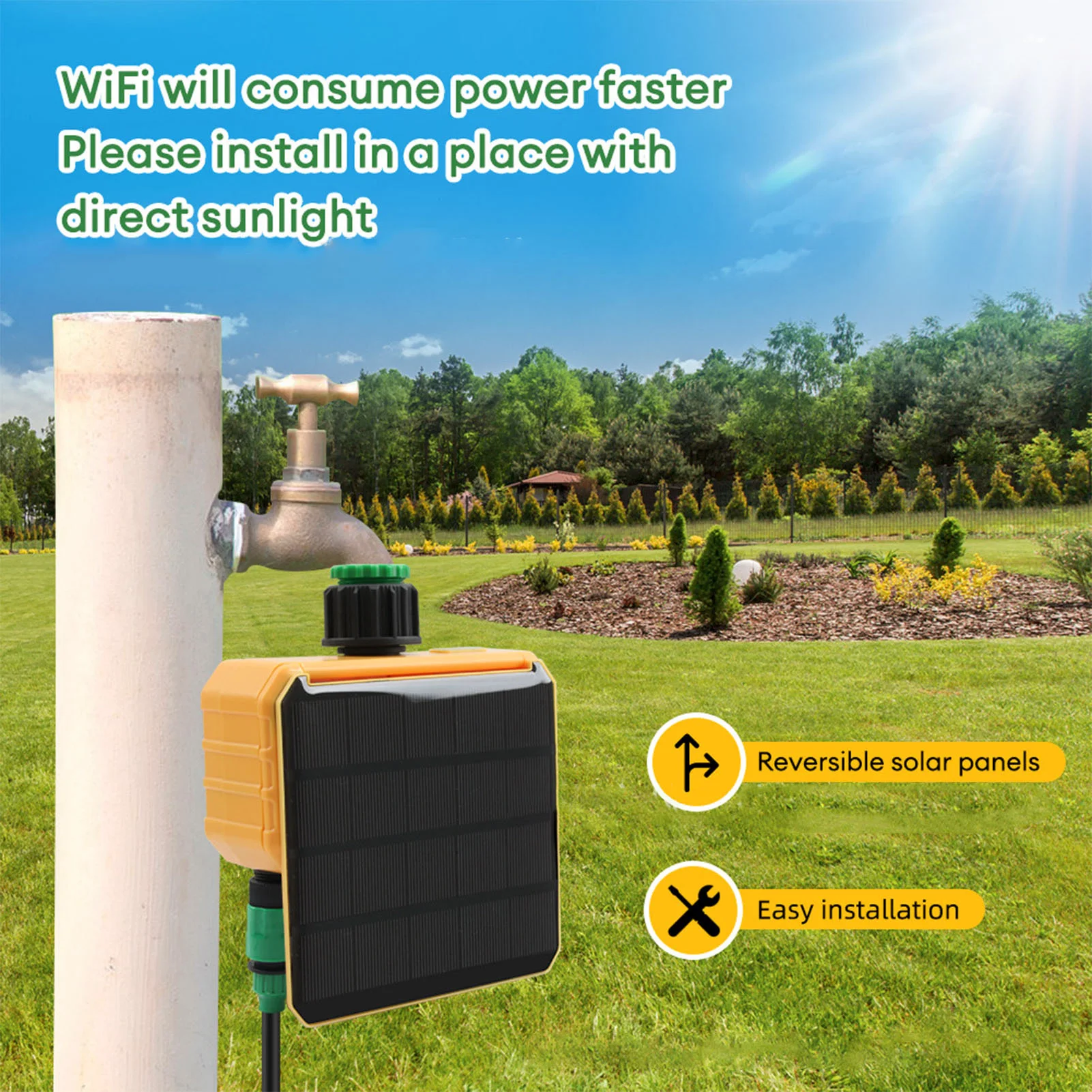 Solar WiFi Smart Irrigation Ti - огляд і ціна Smart Garden Timer