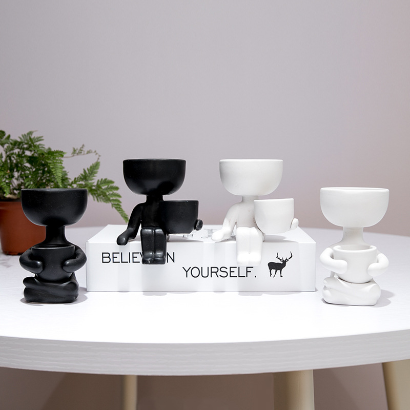 Humanoid Ceramic Flower Pot Cr - огляд і ціна Indoor Herb Garden Kit