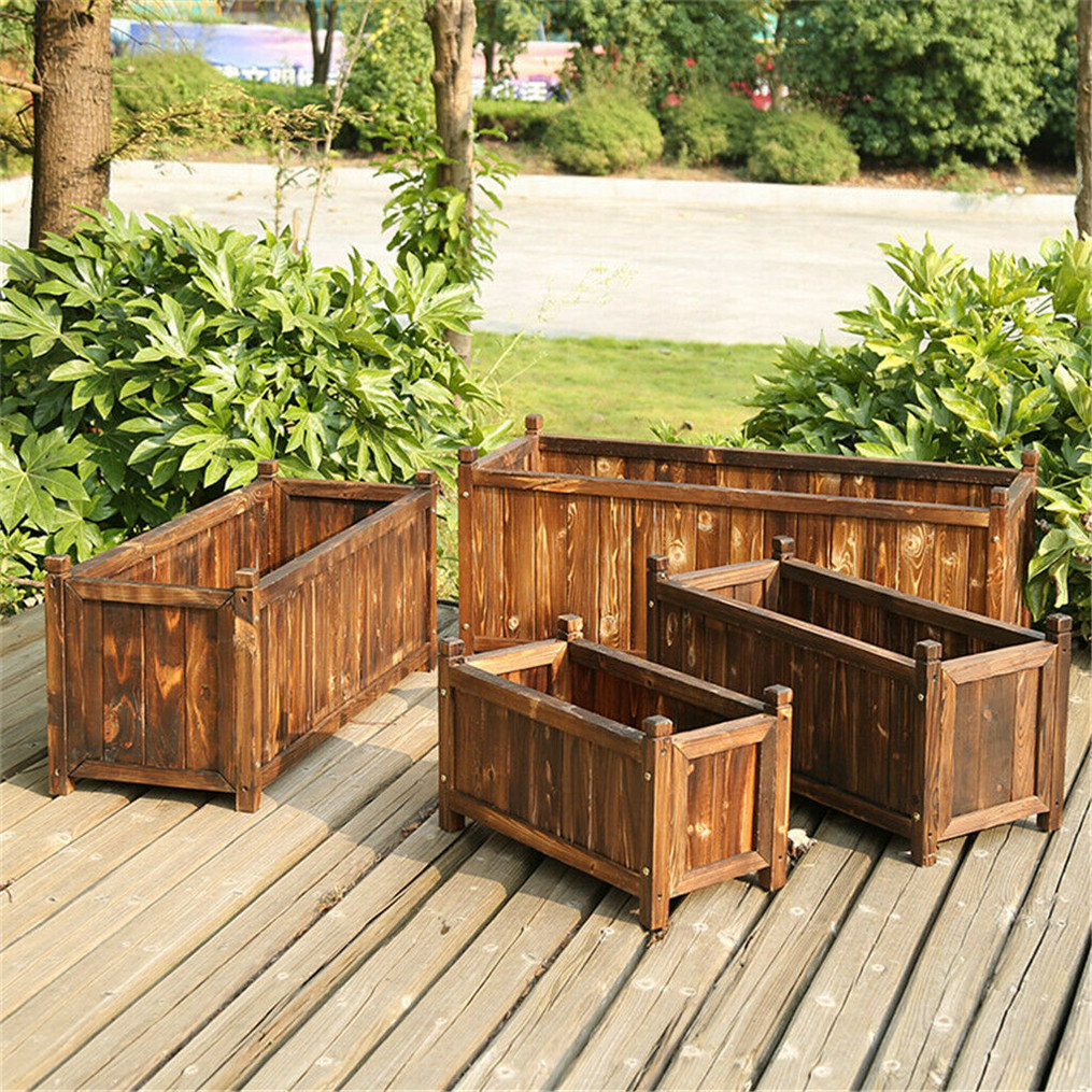 Wooden Raised Flower Bed Indoo - огляд і ціна Indoor Herb Garden Kit