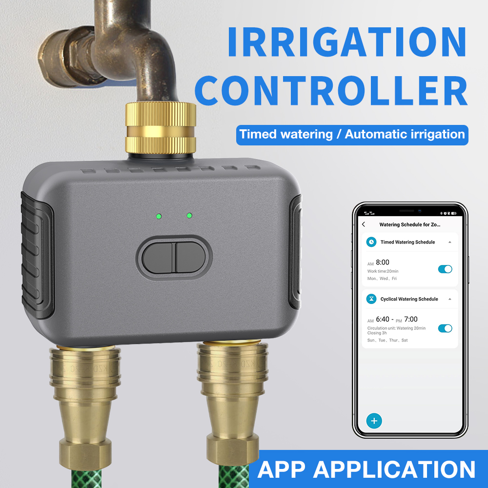 Tuya 2 Zone Watering Timer Gar - огляд і ціна Smart Garden Tools