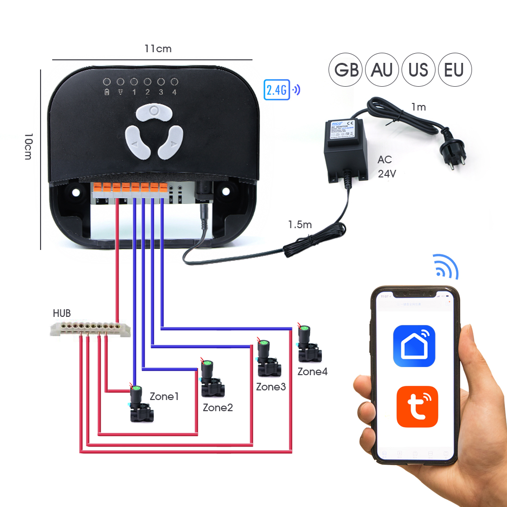 Garden Hose Solenoid Valve Con - огляд і ціна Smart Garden Tools