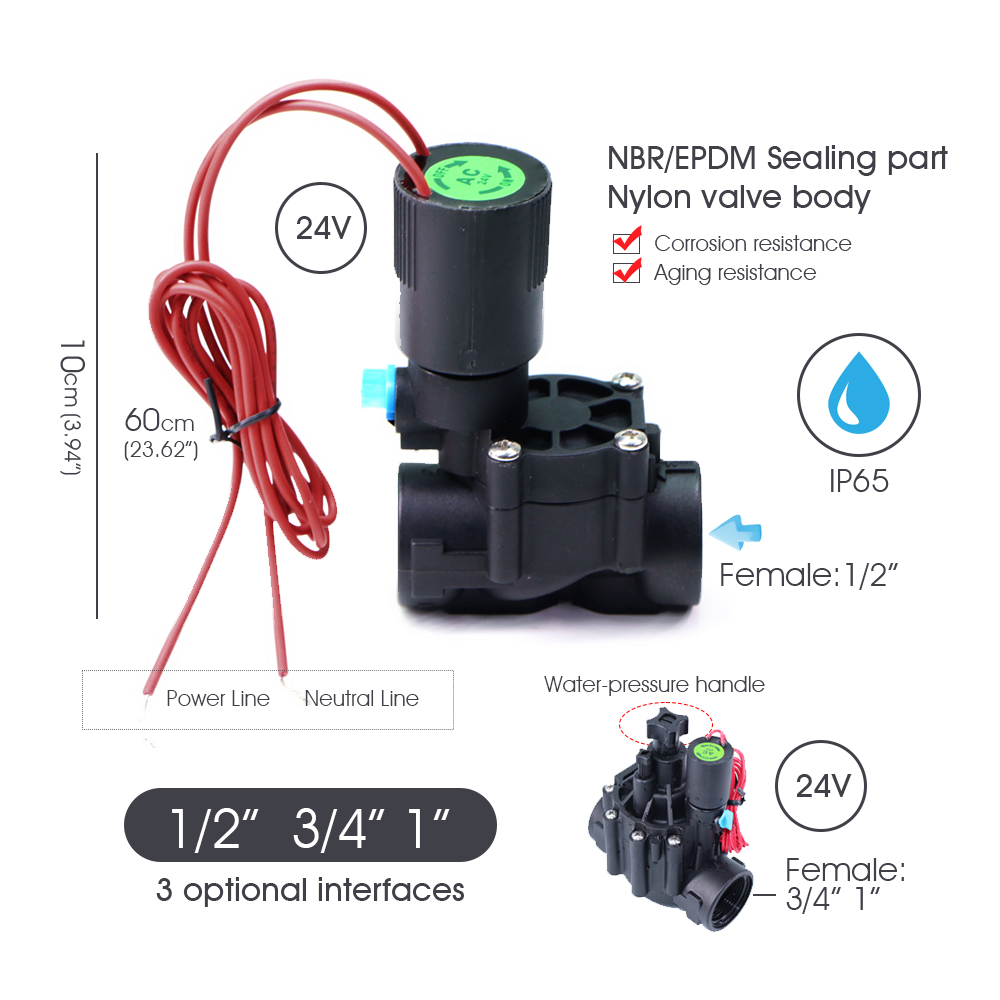 Garden Hose Solenoid Valve Con - огляд і ціна Smart Garden Tools